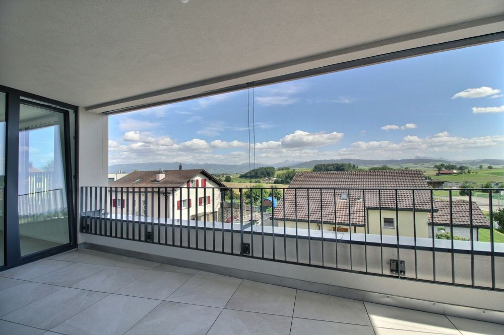Magnifiques appartements neufs de 4.5 pièces à Lentigny - Balcon
