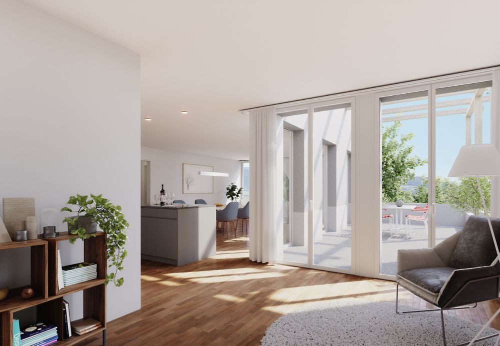4.5-Zimmer-Gartenwohnung mit direktem Zugang ins Grüne - Bild 2