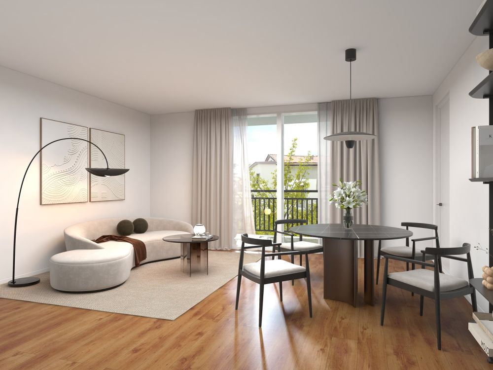 Erstbezug nach Kernsanierung: 3 Moderne 4.5-Zimmer-Wohnungen mit Balkon - Bild 1