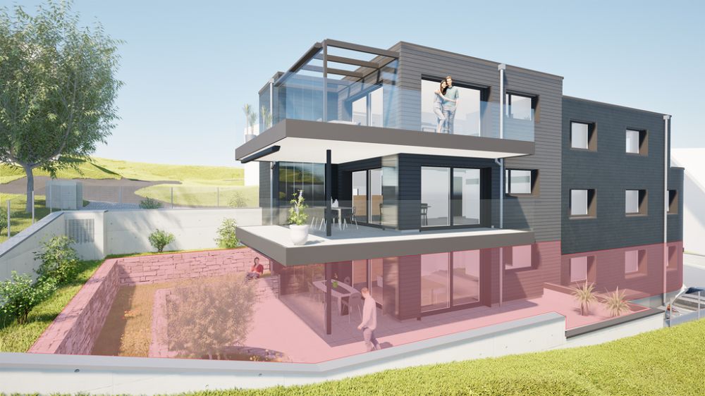 Exklusive 4.5 Zimmer Gartenwohnung mit Fernsicht (Neubau) - F67_EG
