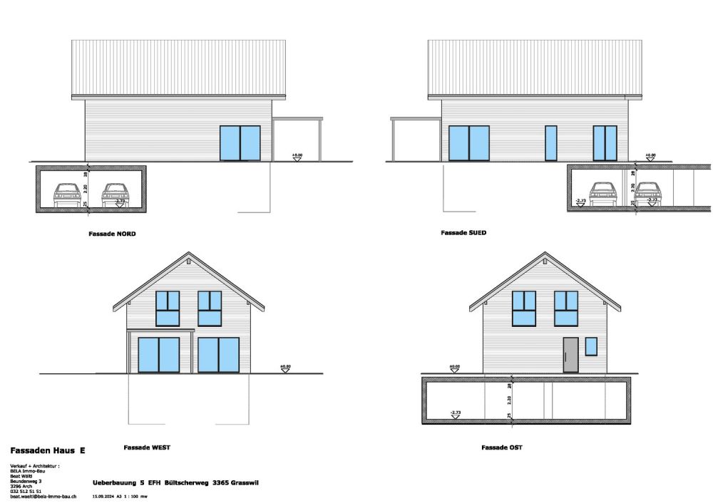 Neubau von 5 EFH mit inkl. je 2 Einstellhallenplätze ab1'060'000 Sfr. - Bild 6