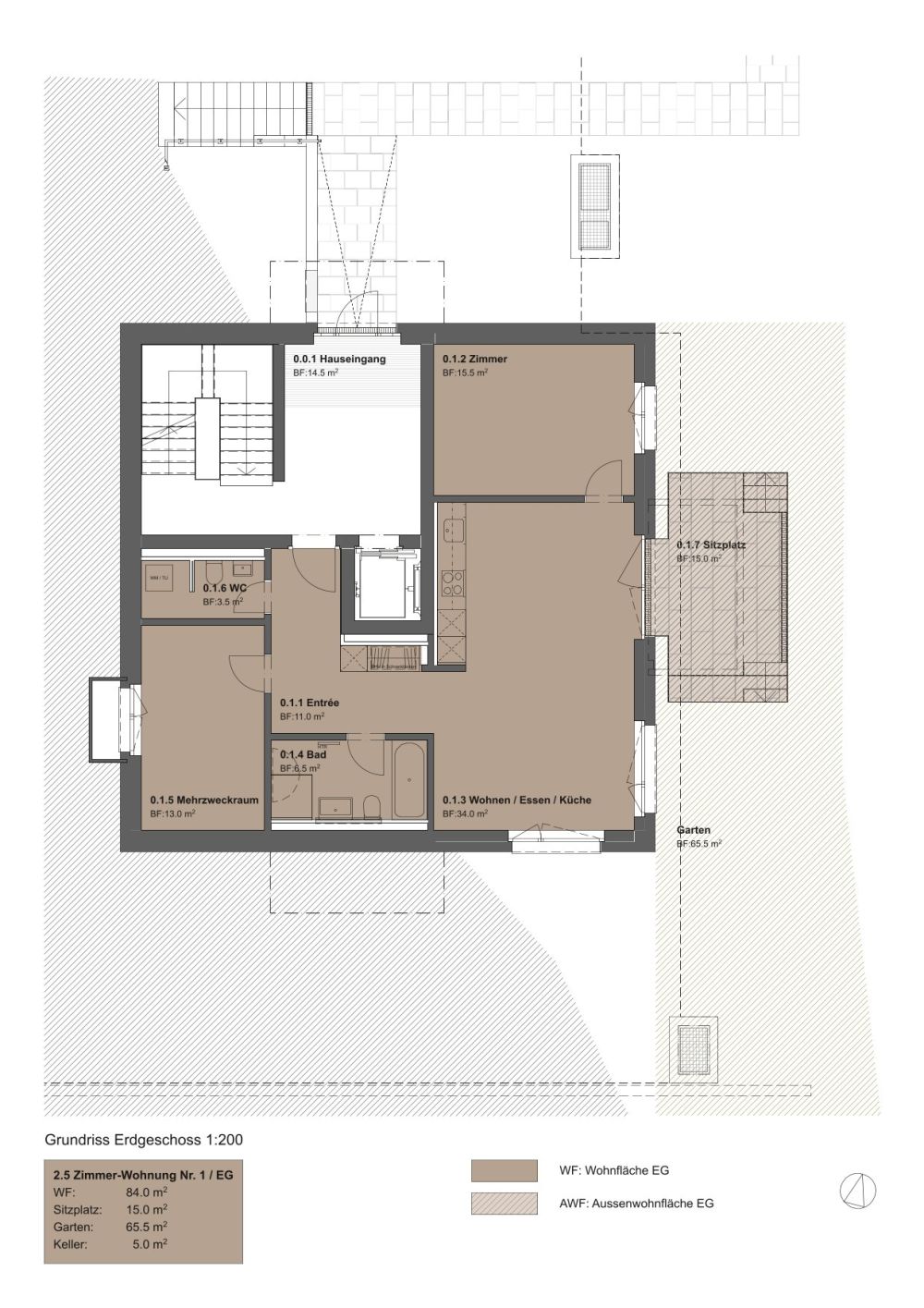 Hochwertige Gartenwohnung direkt beim Oetikergut – Erstbezug - Bild 3
