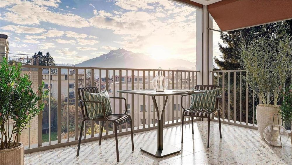 Stilvoll wohnen an privilegierter Lage im Wesemlin - Loggia