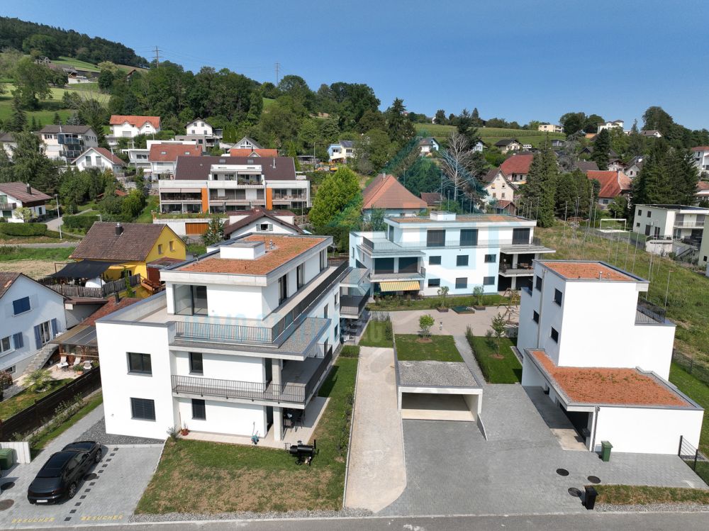 Neuwertige 3.5-Zimmer-Neubauwohnung mit Balkon und Top-Ausstattung - Luftaufnahme