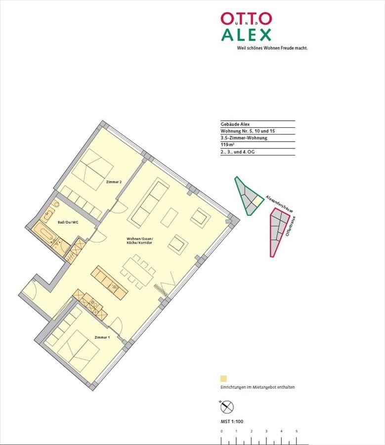 Wohnen im Zentrum von Chur! - Grundriss