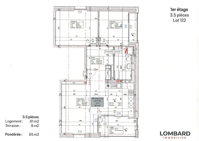 Spacieux appartement de 3.5 pièces au 1er étage - Bild 8
