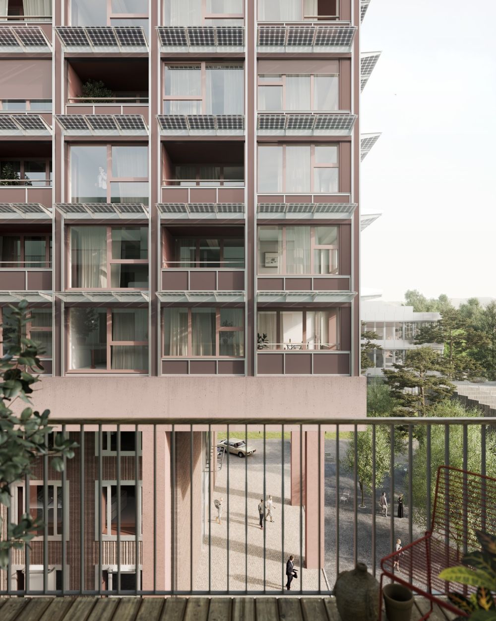 MIETEN OHNE KAUTION - Wohnen mit Weitblick im 17. Stock - Visualisierung Aussen