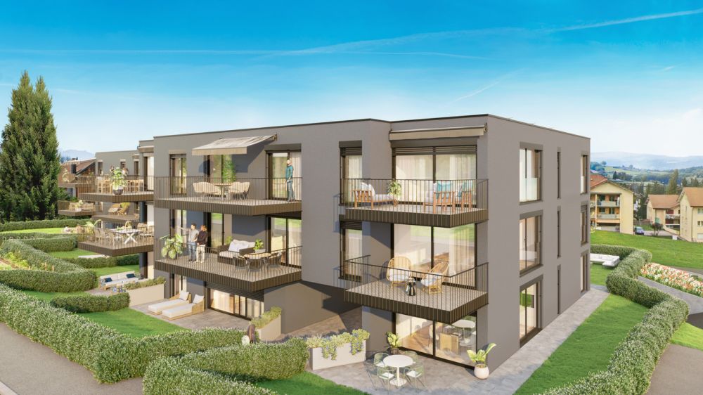 Praz Melley - Lot B4 - Appartement de 4.5 pièces neuf - Projet