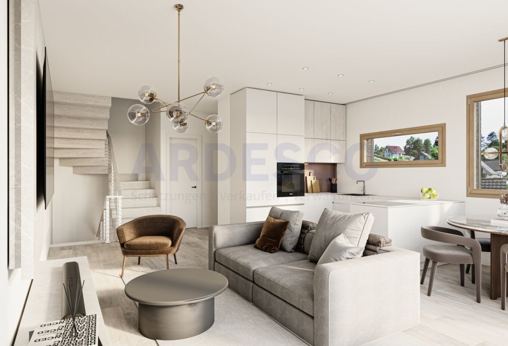 Ein Zuhause mit Weitblick - modernes Wohnen an historischer Kulisse - Wohnzimmer