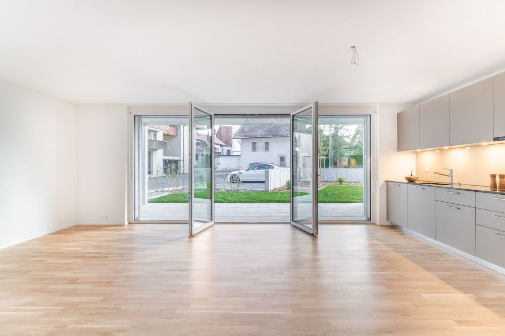 Willkommen zu Hause! - Wohnzimmer Ansicht Terrasse