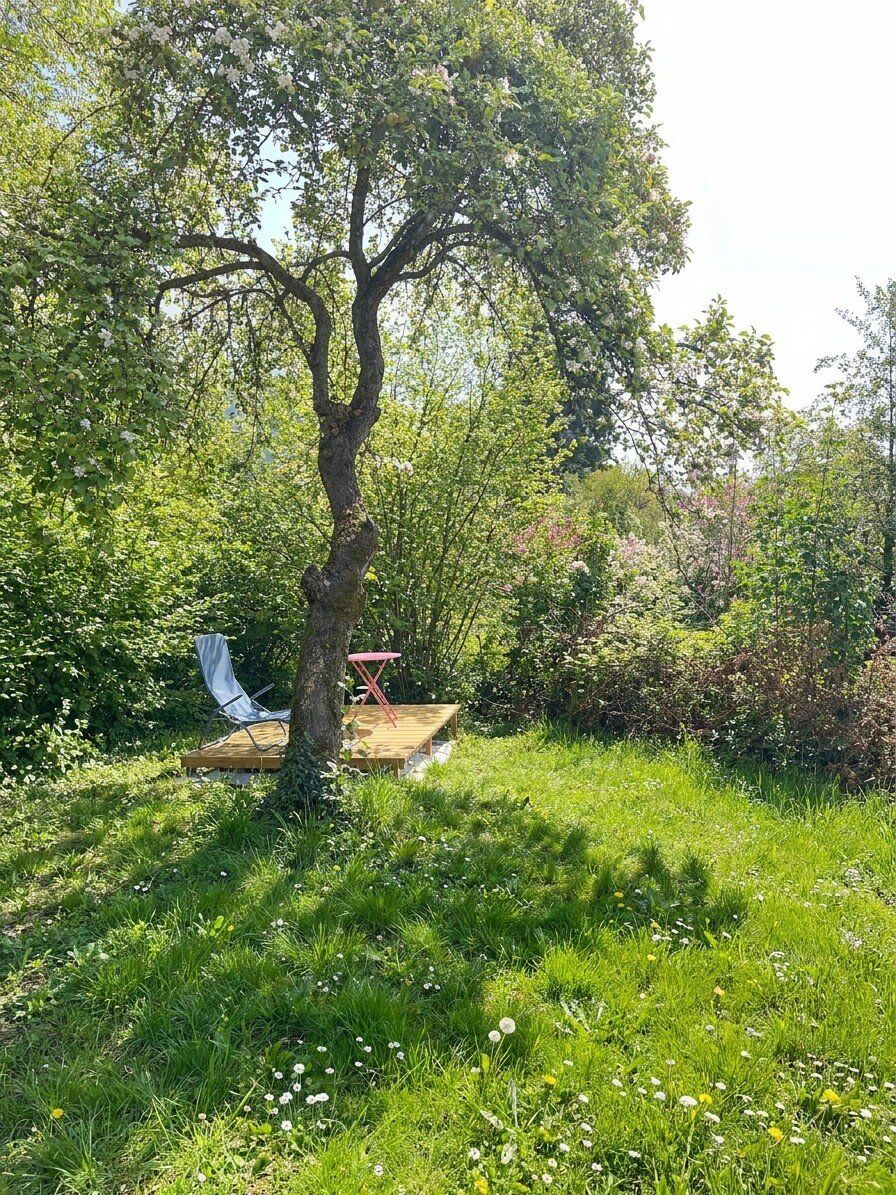 Tiny House mit privater Gartenidylle im historischen Dorfkern - Garten