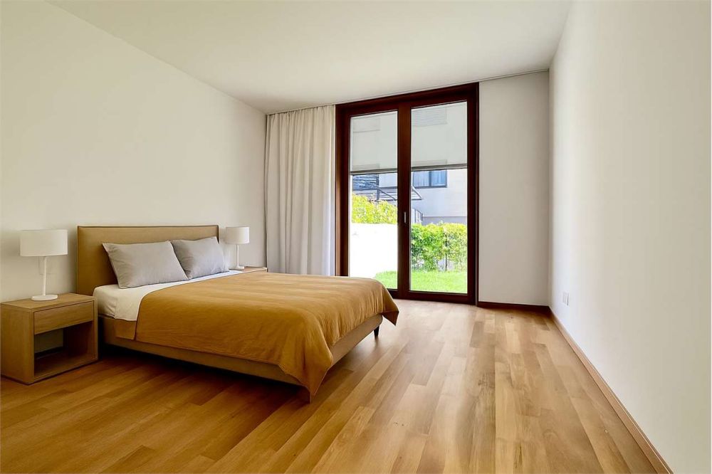 MINUSIO - Nuovo appartamento con grande giardino e vista lago - Bild 5