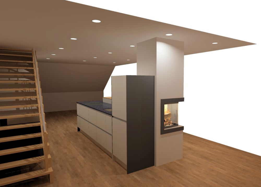 Moderne 4.5-Zimmer-Dachwohnung mit Cheminée in Auenstein - Bild 8