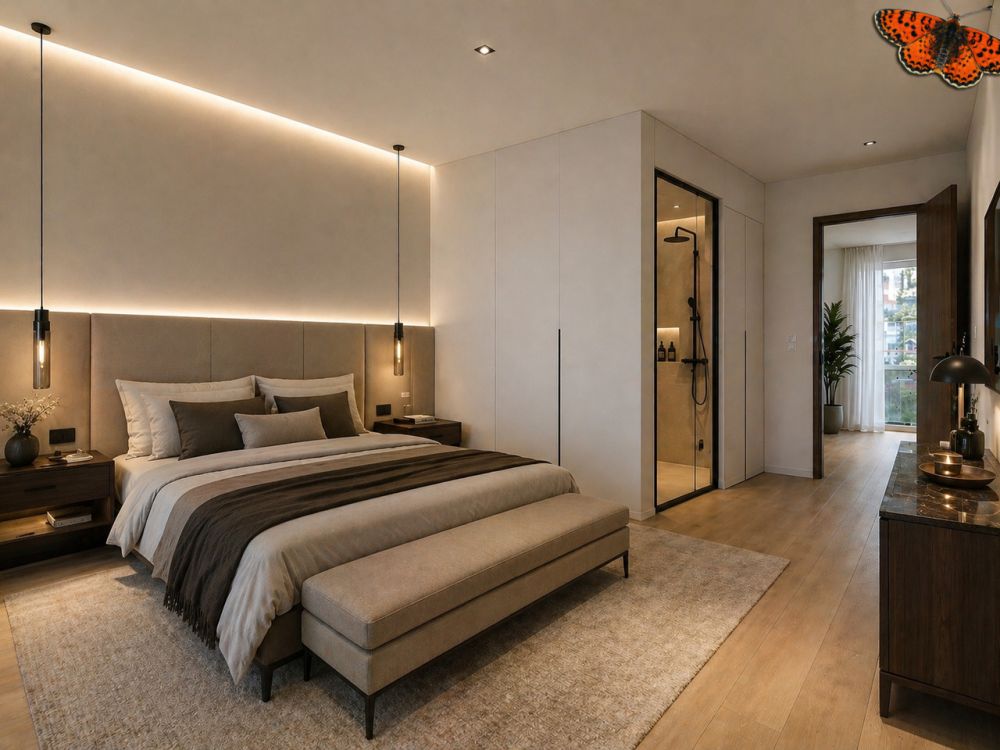 4 ½ PIÈCES - Neuf de standing - Chambre parentale (image de synthèse)