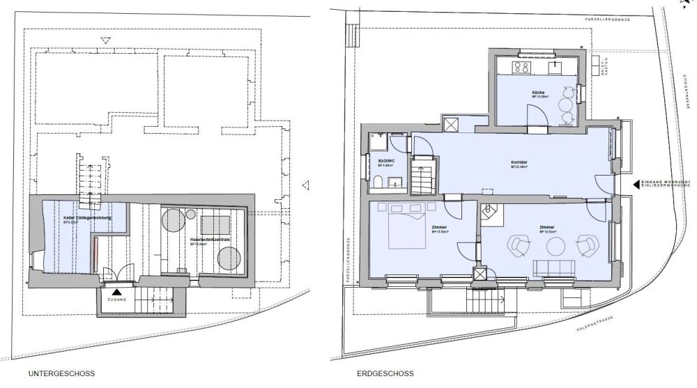 Erstbezug einzigartige 2,5-Zimmer-Wohnung nach Renovierung - Grundriss