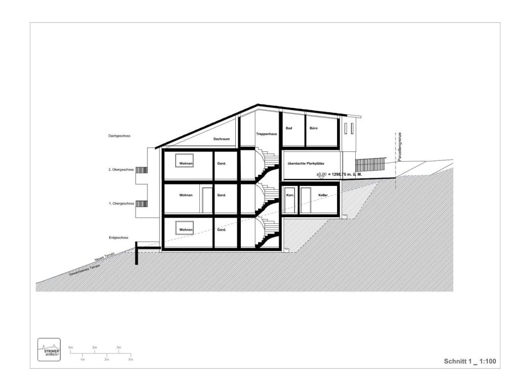 Moderne 2.5-Zimmer-Dachwohnung mit Bergblick in Scuol - Bild 12