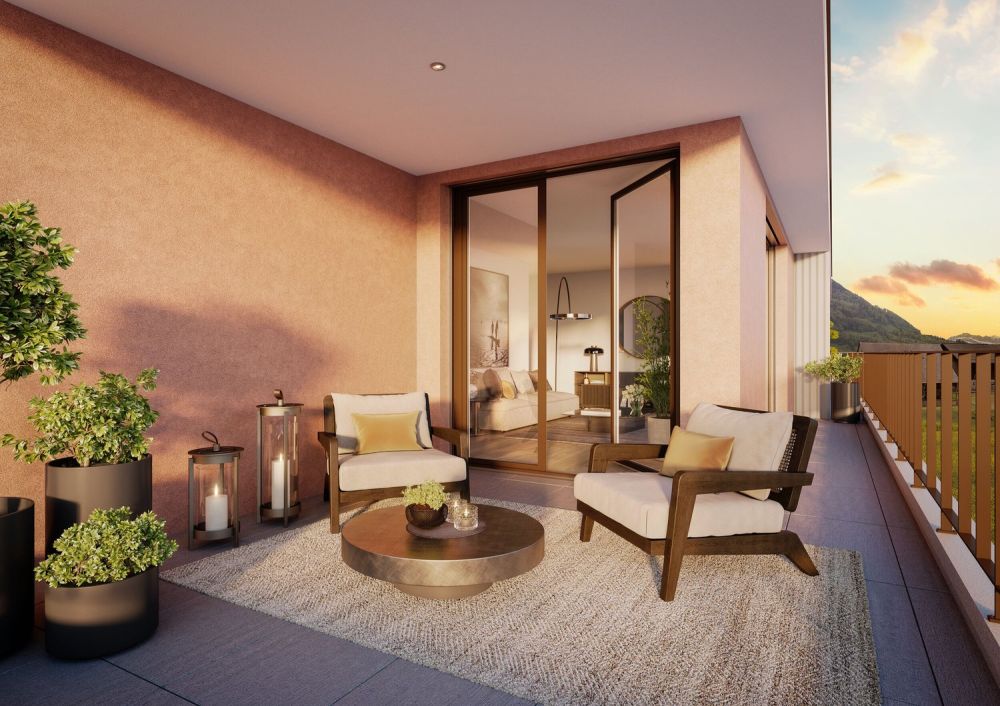 Neubau Attikawohnung mit Blick über den See - Bild 3