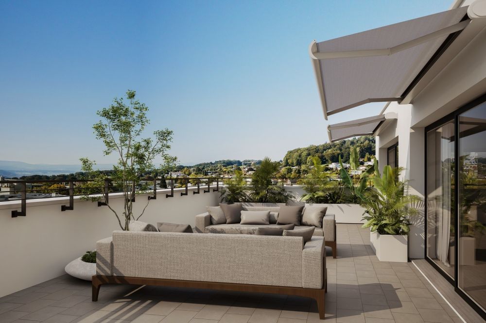 Wohnen im Bachpark  Exklusive Wohnungen im Erstbezug - Terrasse