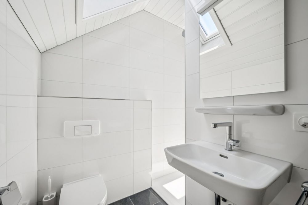 Erstvermietung nach Totalsanierung - Wohnung mit herrlicher Aussicht - Badezimmer