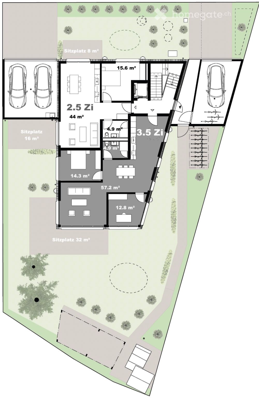 2.5 und 3.5 Zimmer Gartenwohnungen in Winterthur-Hegi - Bild 5
