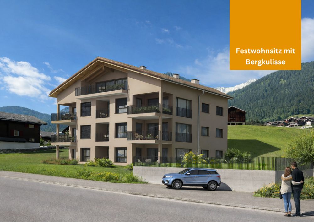 3.5 Zimmer-Neubauwohnung mit atemberaubender Aussicht - Aussenansicht