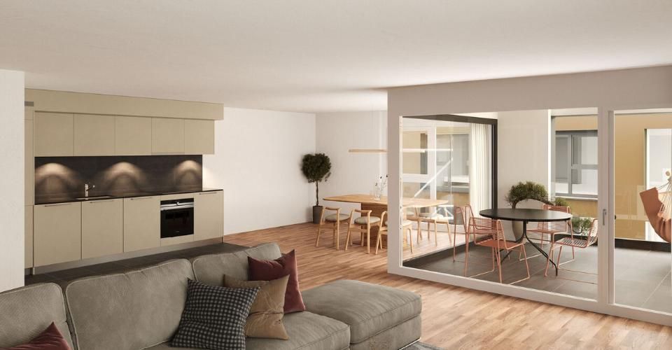 2.5 pièces neuf | Gare Velâdzo | Châtel-St-Denis - Appartement 2.5 pièces - image - 1