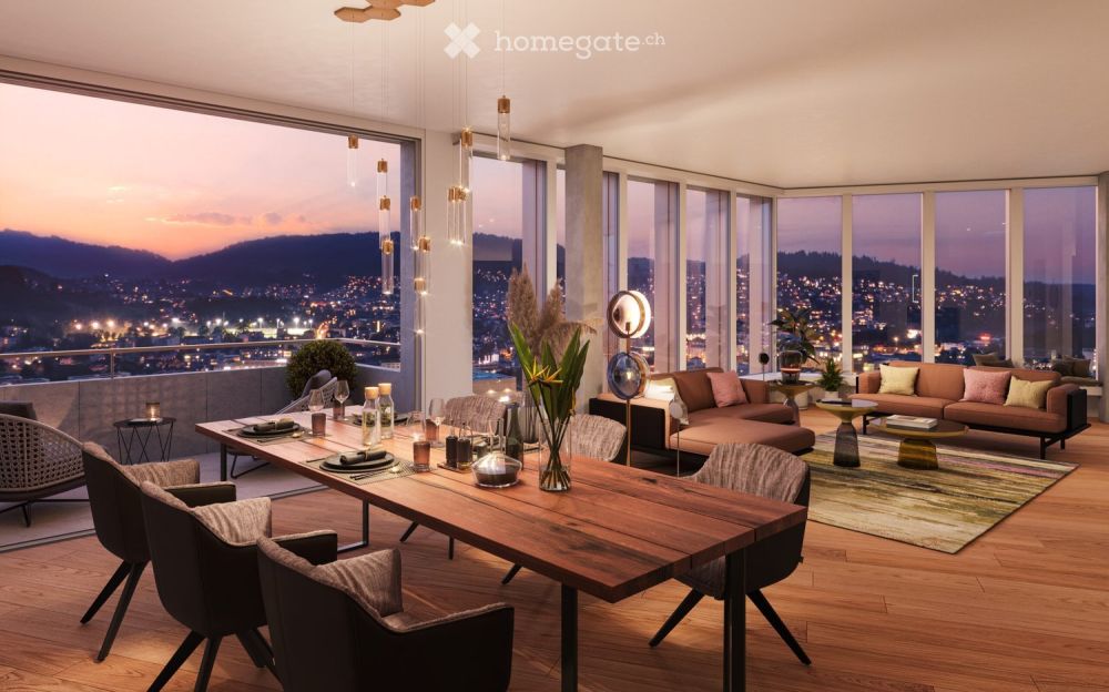 Traumhafte 3.5-Zimmer-Wohnung (mit Option auf 4.5) im Skylevel Pilatustower - Bild 6