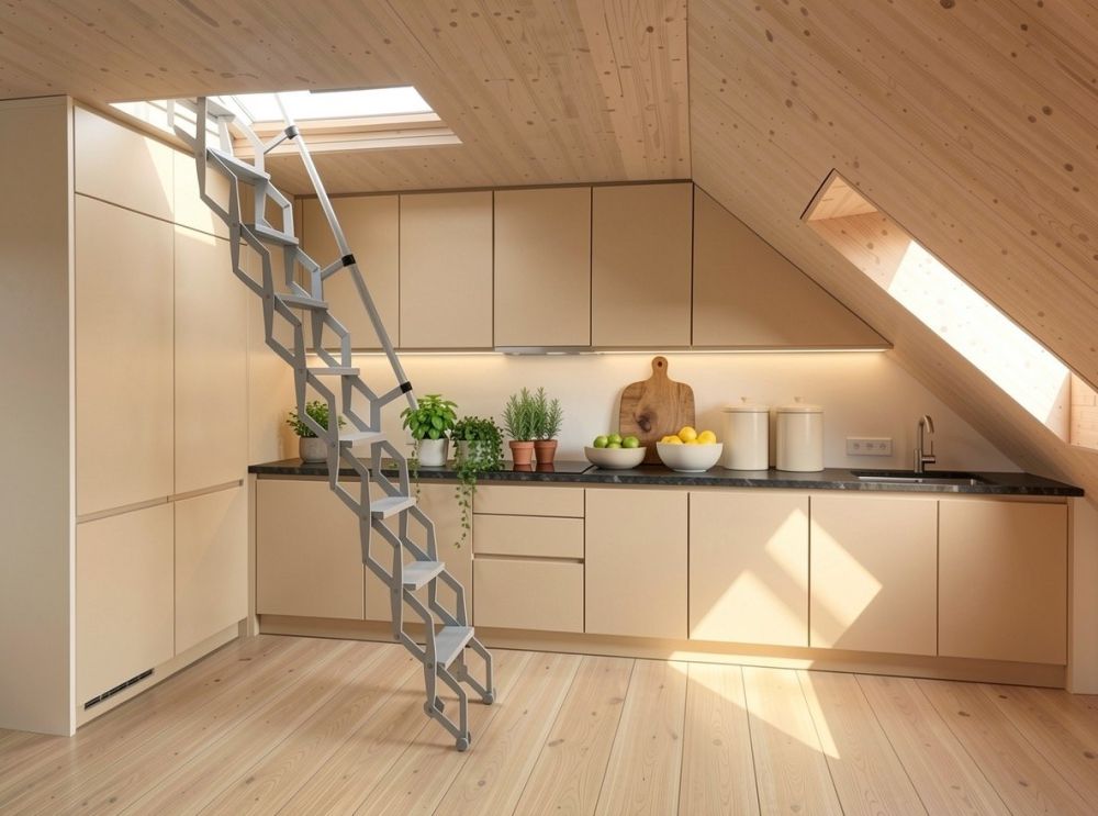 Vermietung auf Zeit: neue 1.5-Zimmer-Dachwohnung mit viel Holz und Balkon - Bild 2