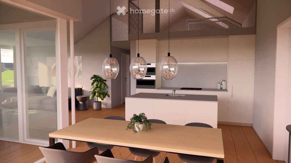 Moderne 4.5-Zimmer-Dachwohnung mit Galerie in Uznach – Neubau ab September 2026 - Bild 1