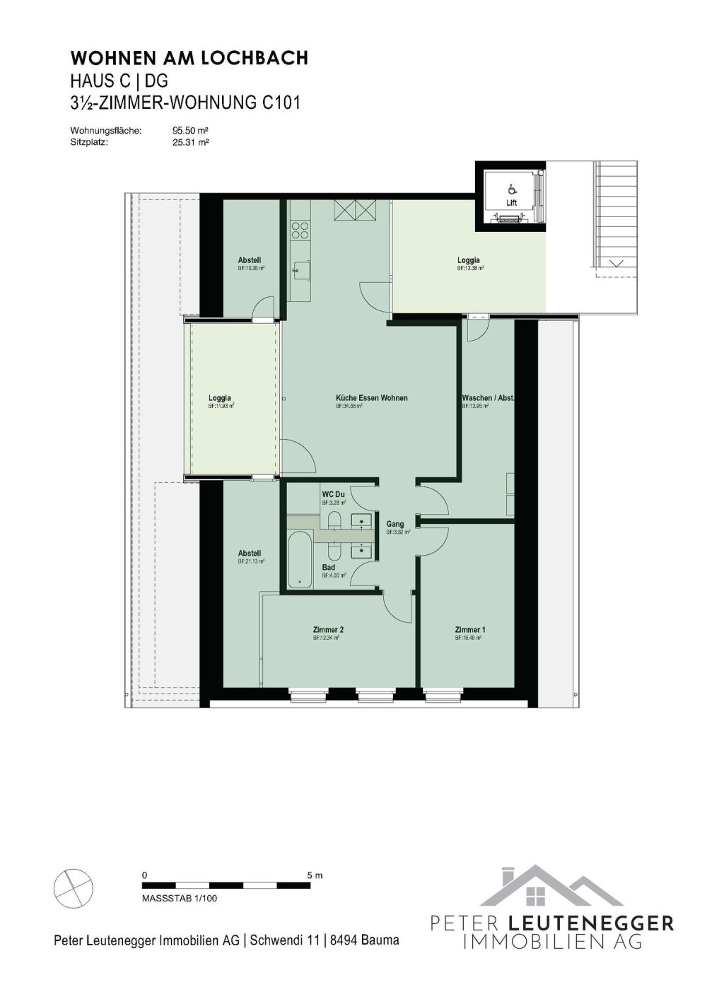 Erstvermietung - Helle 3.5 Zimmer-Neubauwohnungen an ruhiger Lage - Bild 8