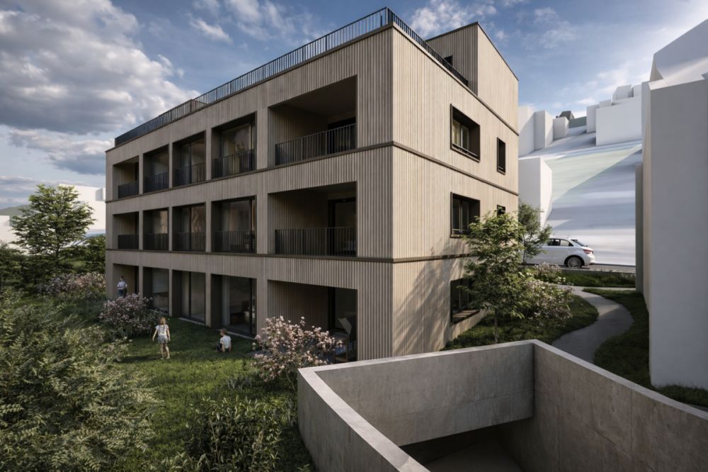 Neue, traumhafte Attikawohnung in Erlinsbach! - Südfassade