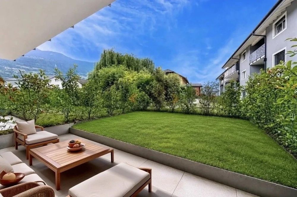 Bel appartement 3.5 pièces à Ardon avec jardin - Bild 1