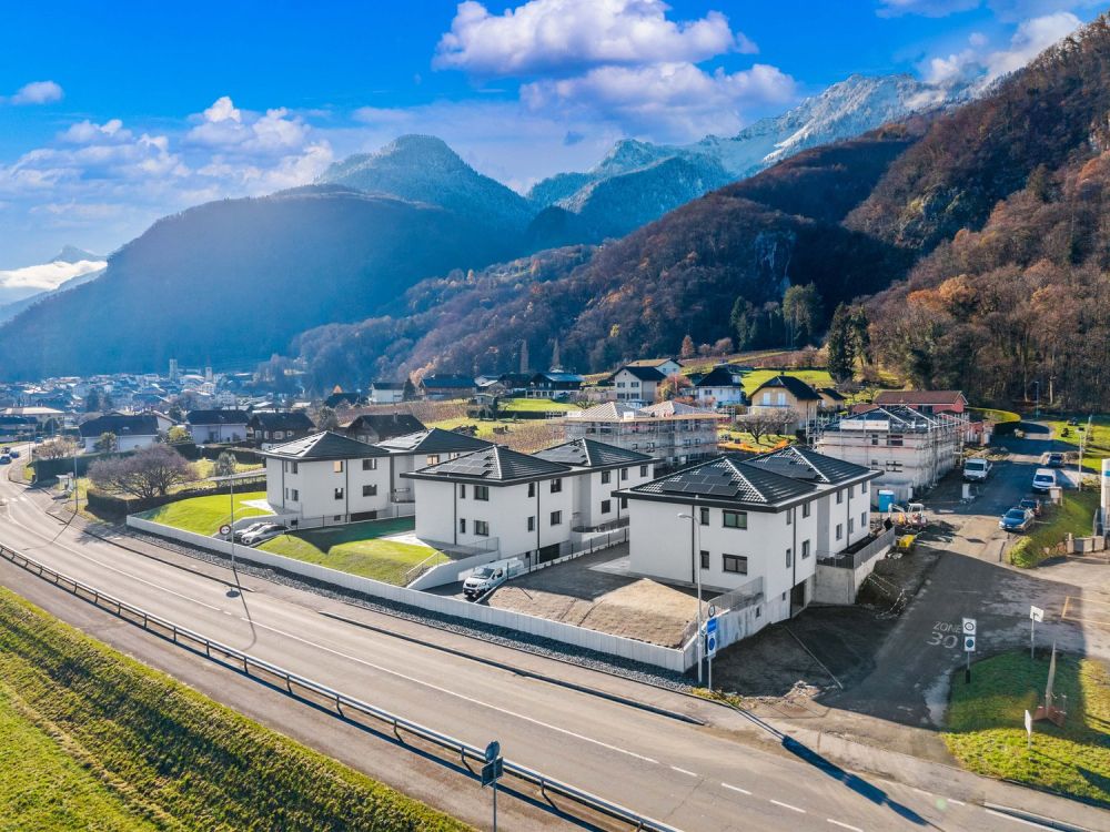 Sublime appartement NEUF de 3,5 pièces au rez avec jardin à louer à Vionnaz (2 places int.) - Bild 1