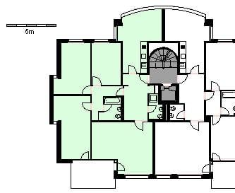 Helle Familienwohnung in grüner Umgebung - Grundriss