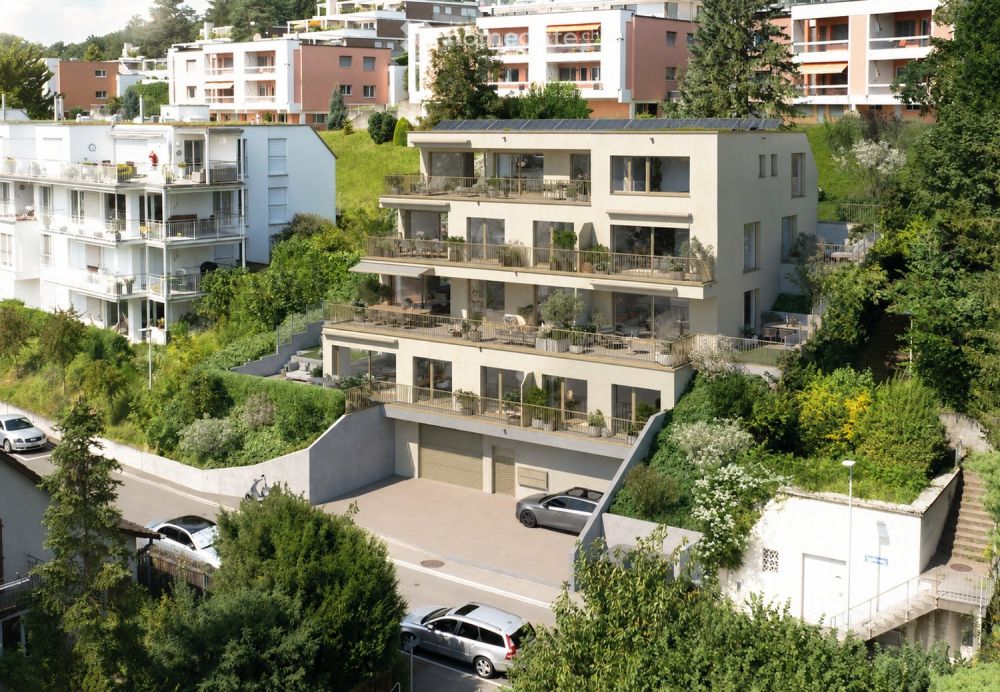 Neubau-Erstbezug: 2.5-Zimmer-Terrassenwohnung mit Weitblick - Bild 2