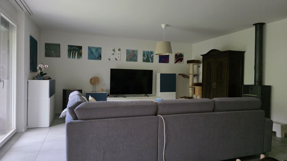 Maisonette-Wohnung in Dättnau - naturnah und modern - Wohnzimmer