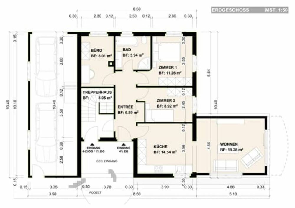 Moderne 4.5-Zimmer-Neubau-Wohnung mit Garten in Strengelbach - Bild 11