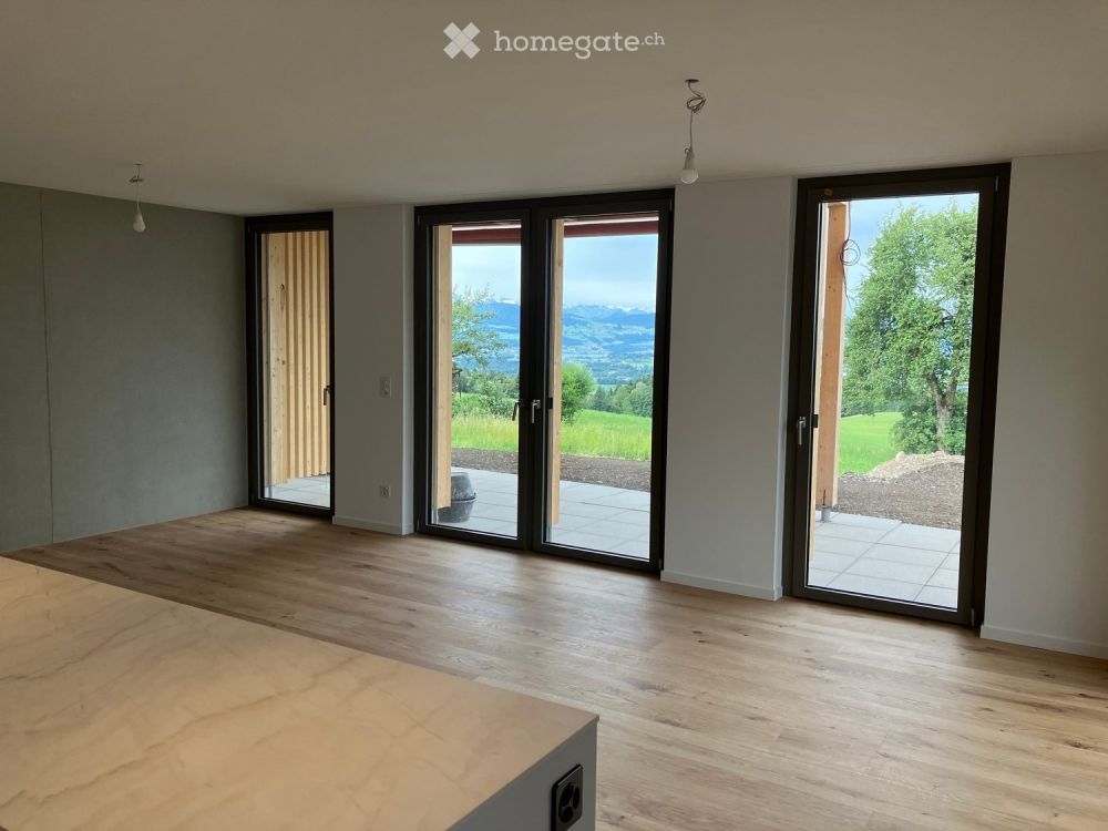 3.5-Zimmer-Gartenwohnung mit Panorama – naturnah wohnen in Wernetshausen - Bild 2