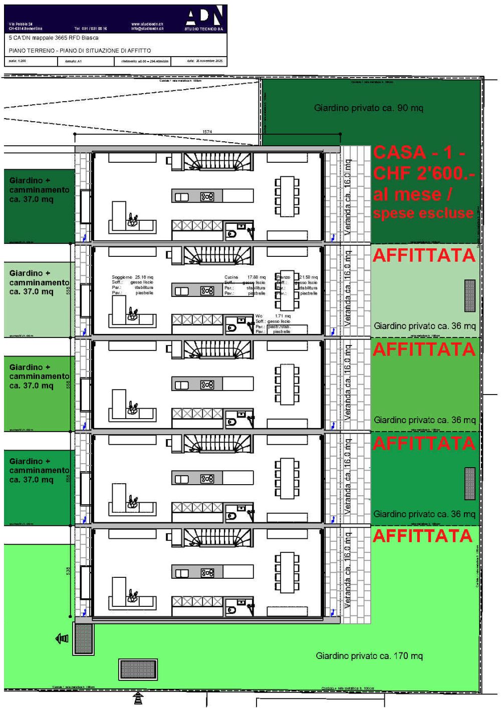 Casa a schiera moderna di 4.5 locali a Biasca - Bild 12
