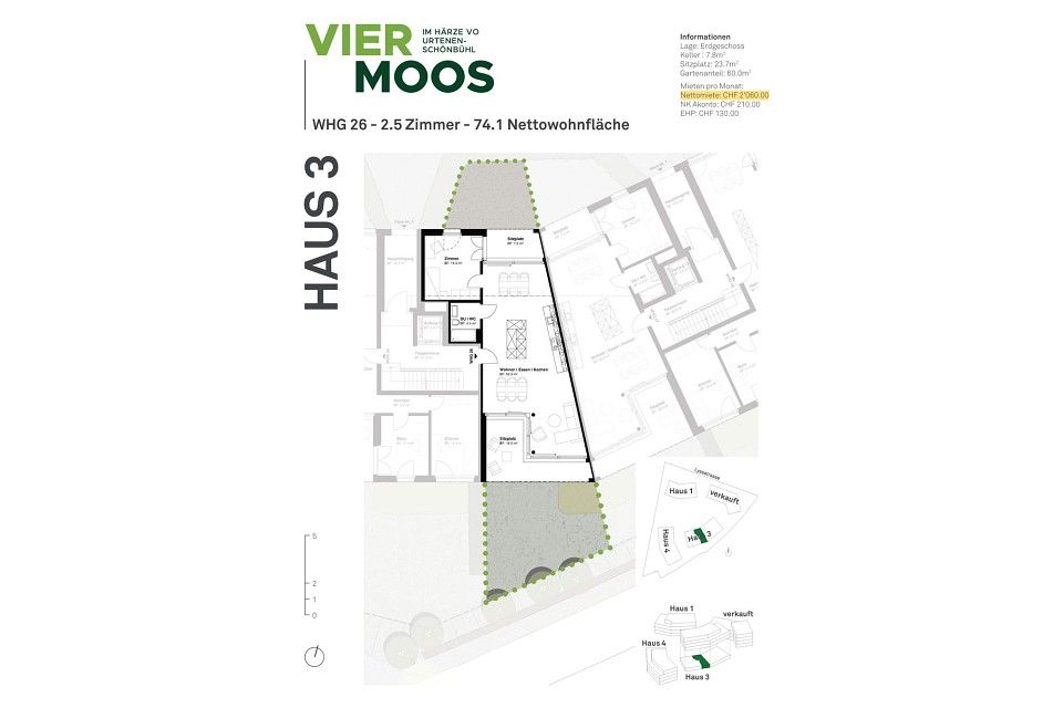 WHG 26 - Hochwertiges und zeitgemässes Wohnen an zentraler Lage in Urtenen-Schönbühl - Bild 12