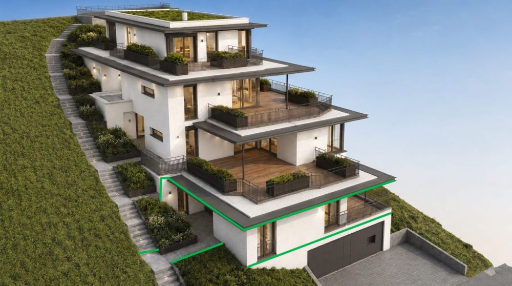 Exklusive 4.5-Zi.-Terrassenwohnung mit Weitsicht in Beringen mieten - Bild 3