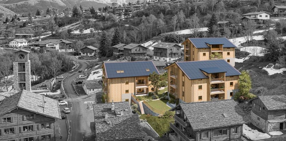 Neubau HASOL in Bürchen mit 1.5- bis 5.5-Zimmer-Mietwohnungen - Bild 1
