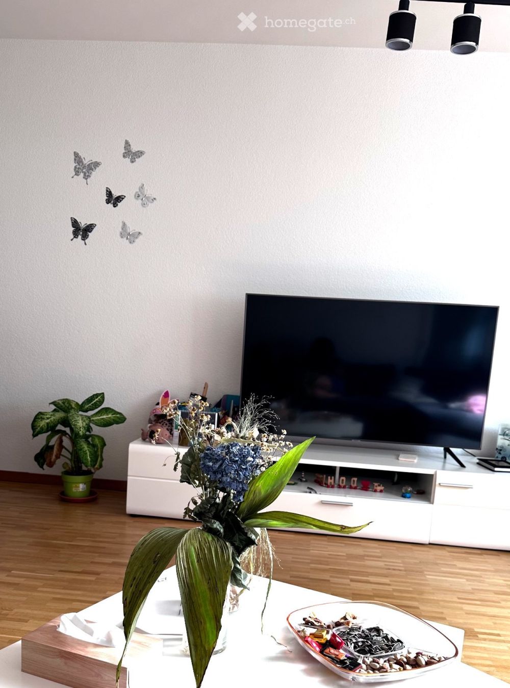 Appartement à louer – 2.5 pièces, meublé, avec balcon – Fribourg - Bild 1