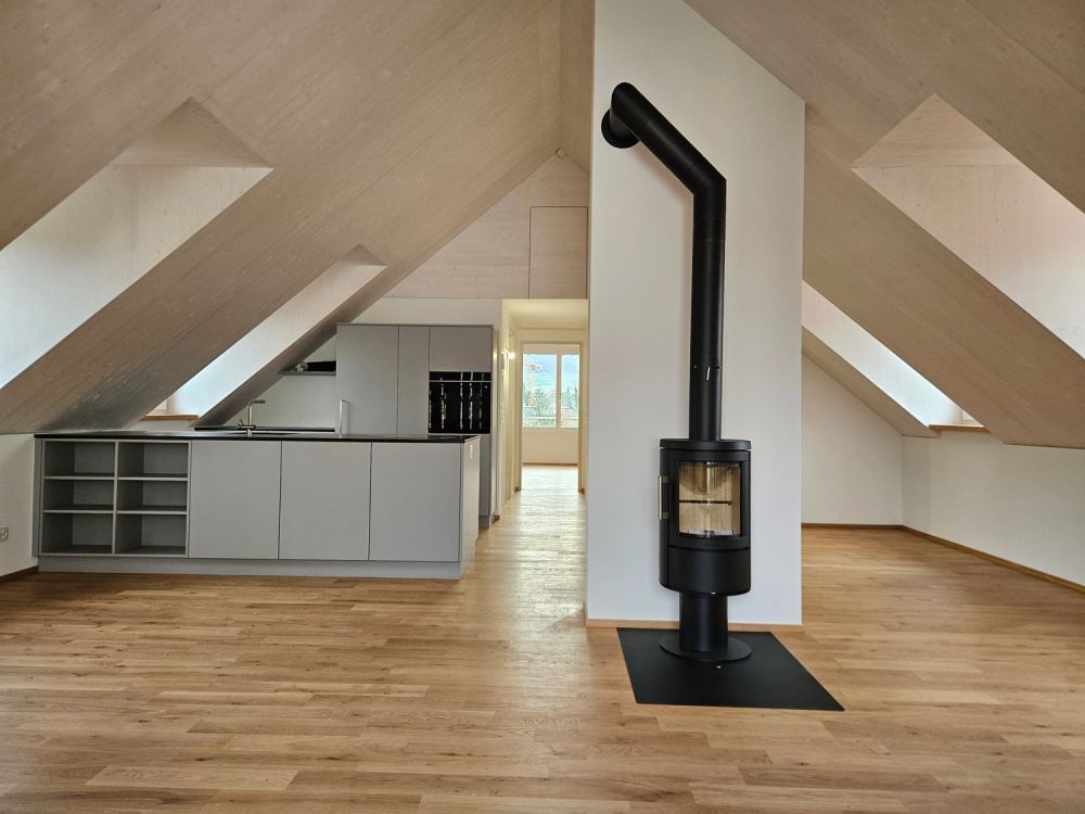 Erstvermietung - moderne 2.5-Zimmer Dachwohnung mit Laubenbalkon in Sissach - Bild 1