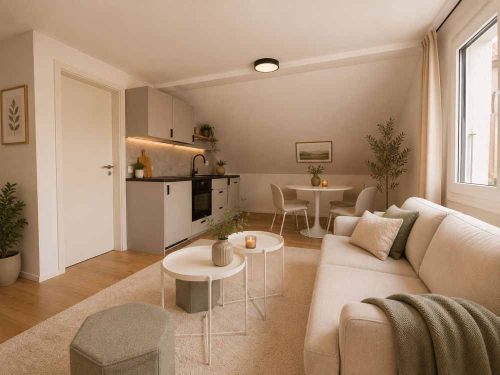 1 Zimmer Wohnung Möbliert ! Frisch Renoviert - Bild 4