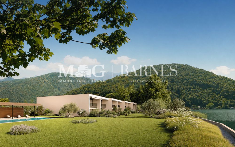 Villa di testa fronte lago con giardino privato a Caslano - Bild 2