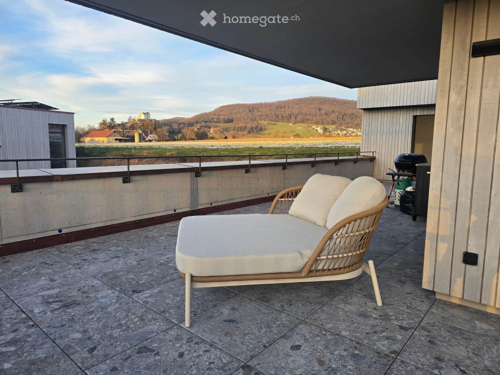 3.5 Zimmer Attika mit Blick auf Schloss Wildegg inkl. 2 Garagenplätze - Bild 3