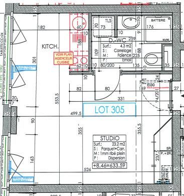 Magnifique studio neuf au 3ème étage - Appartement 1.5 pièces - image - 6