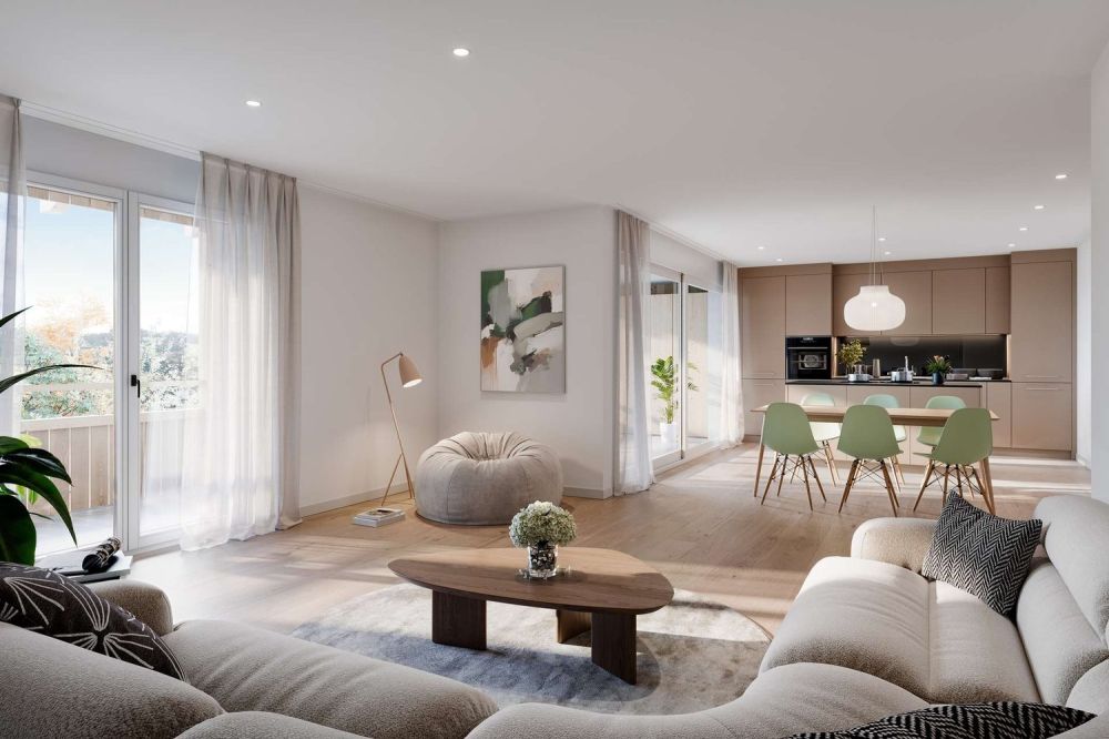 Neubau Mietwohnungen in Wilchingen - Im Gärtli - 11078_I01_Wilchingen_F3