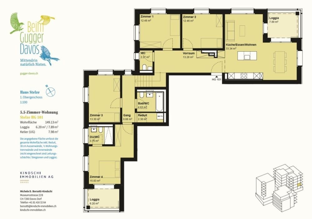 4.5-Zimmer-Wohnung in Davos - Grundrissplan_Stelze_HG_101.png